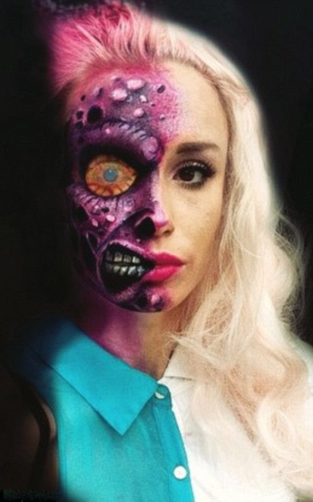 Причина ее популярности заключается в том, что она разместила в Instagram «до ужаса» выразительный фейс-арт, а также роспись по лицу в стиле диснеевских мультфильмов.