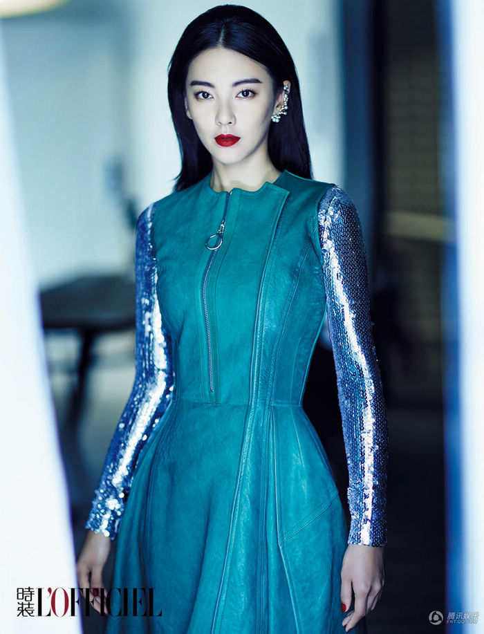 Чжан Юйци попала на обложку модного журнала