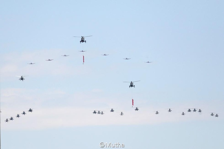 Масштабная репетиция парада 3 сентября, более ста самолетов поднялись в воздух