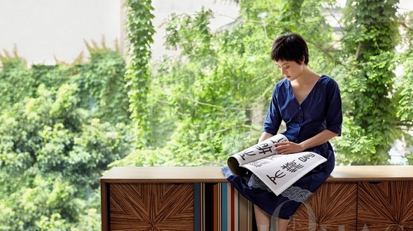 Популярная актриса Сунь Ли попала на обложку Lohas в образе лесной нимфы