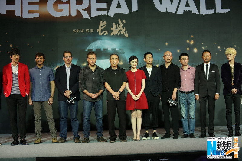 Пресс-конференция нового фильма Чжан Имоу – «Великая китайская стена»