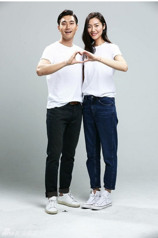 Прекрасная пара – южнокорейский актер Чхве Ши Вон и китайская модель Лю Вэнь