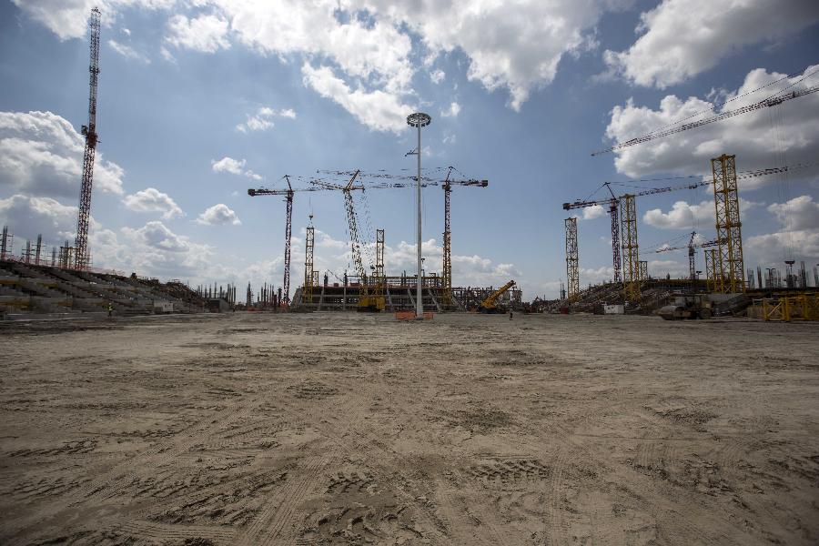 Стадион 'Ростов-Арена' -- строящийся футбольный стадион в Ростове-на-Дону, на котором пройдут матчи чемпионата мира по футболу 2018 года. 