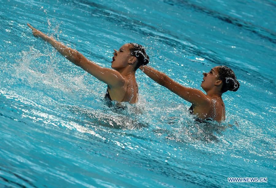 Китаянки уступили в технике российскому дуэту в синхронном плавании на ЧМ по водным видам спорта-2015