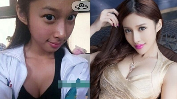 Женщины-звезды до и после макияжа