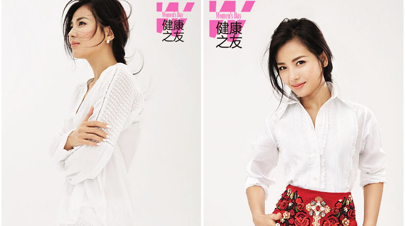 Лю Тао попала на обложку модного журнала