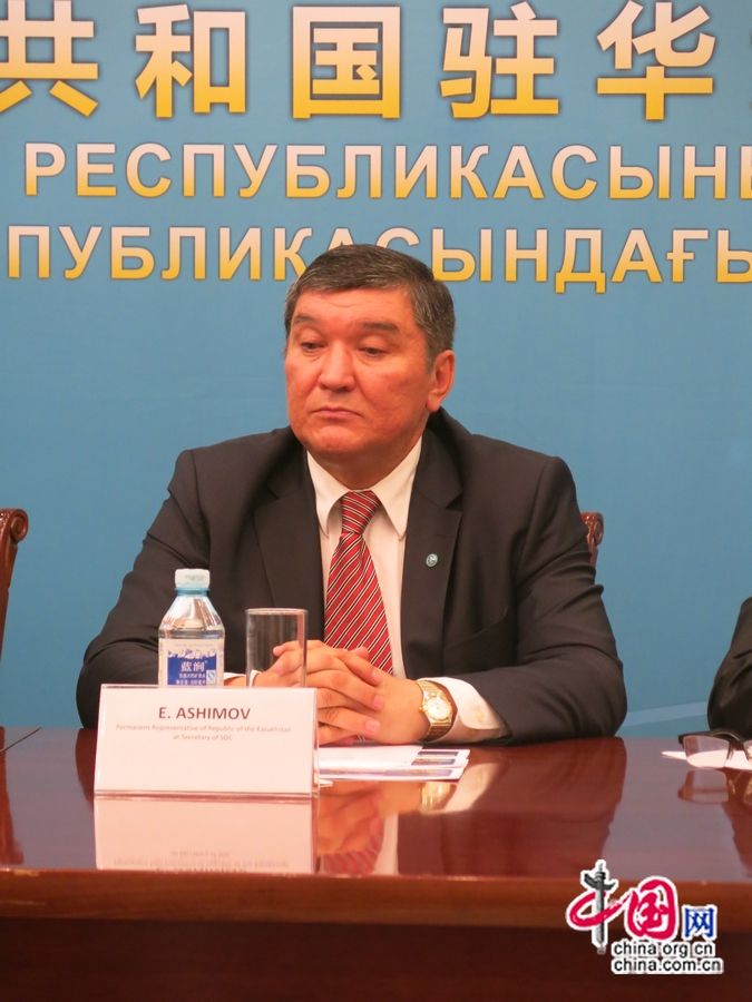 На фото: управляющий директор АО «НК «Астана ЭКСПО-2017» Болат Ашимов