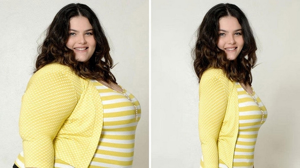 Модели «plus-size» после обработки в Photoshop: другая красота