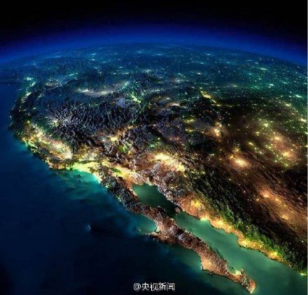 NASA показало невероятно красивые фото ночной Земли
