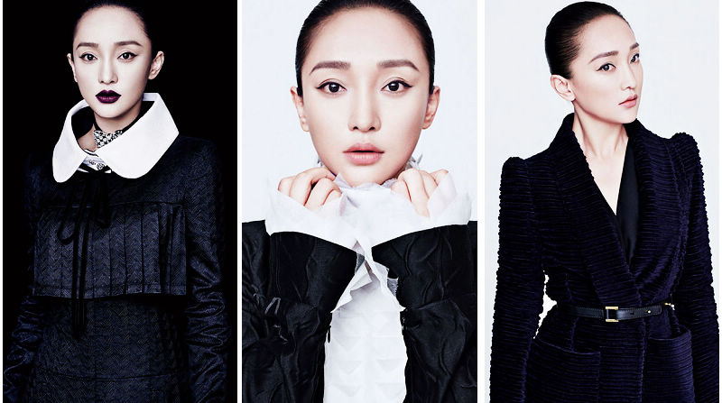 Известная кинозвезда Китая Чжоу Сюнь в сентябрьскую обложку модного журнала
