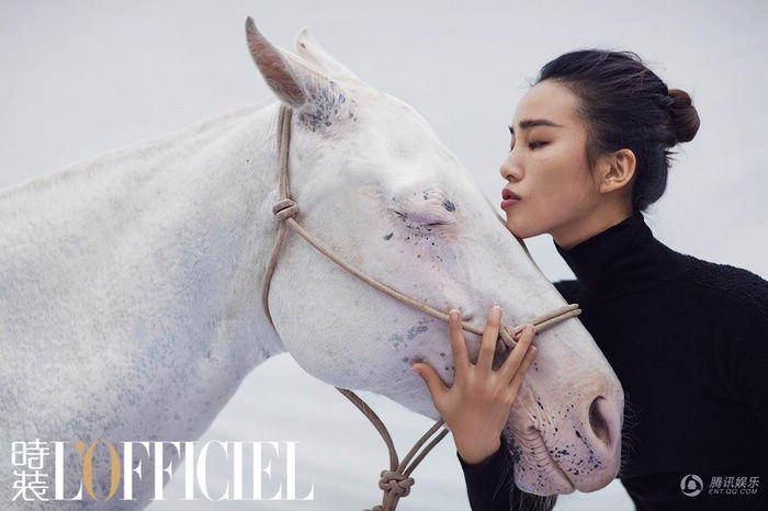 Известный фотограф Чэнь Мань попала на обложку модного журнала