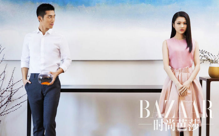 Доу Сяо и Чжан Хуэйвэнь показали городскую любовь в модных снимках