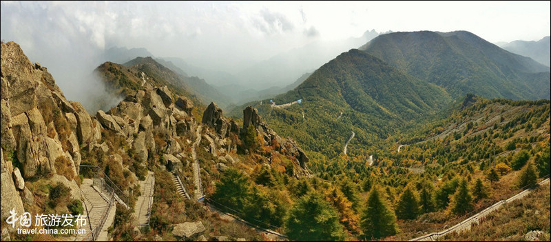 Прекрасные осенние пейзажи на горах Улиншань