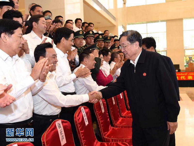 Делегация центрального правительства Китая во главе с Юй Чжэншэном посетила Кызылсу-Киргизский автономный округ СУАР