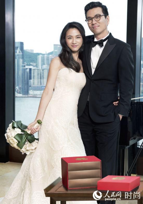 Китайские, японские и южнокорейские звезды в свадебном платье