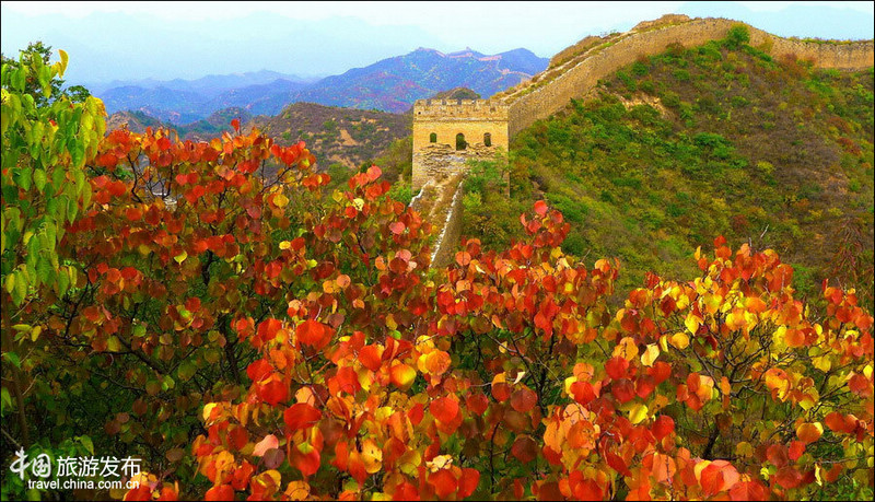 Самые красивые моменты участка Великой китайской стены «Цзиньшаньлин»
