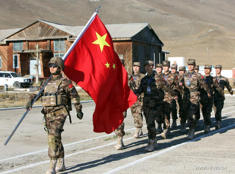 В Монголии начались первые монголо-китайские антитеррористические учения 'Охотничий орел-2015'