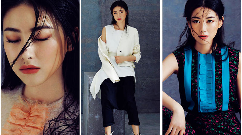 Международный супермодель Китая Чжу Чжу попала на модный журнал