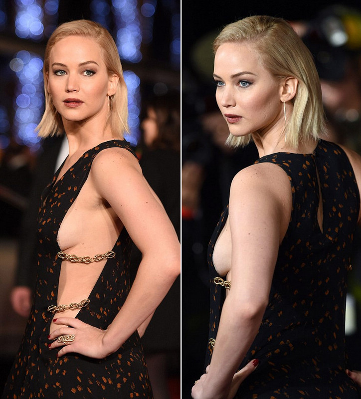 Дженнифер Лоуренс на премьере фильма «Голодные игры 3» в Лондоне