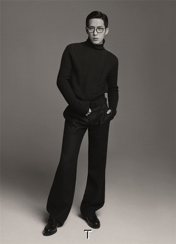 Актер Цзин Божань на обложках журнала «T Magazine»