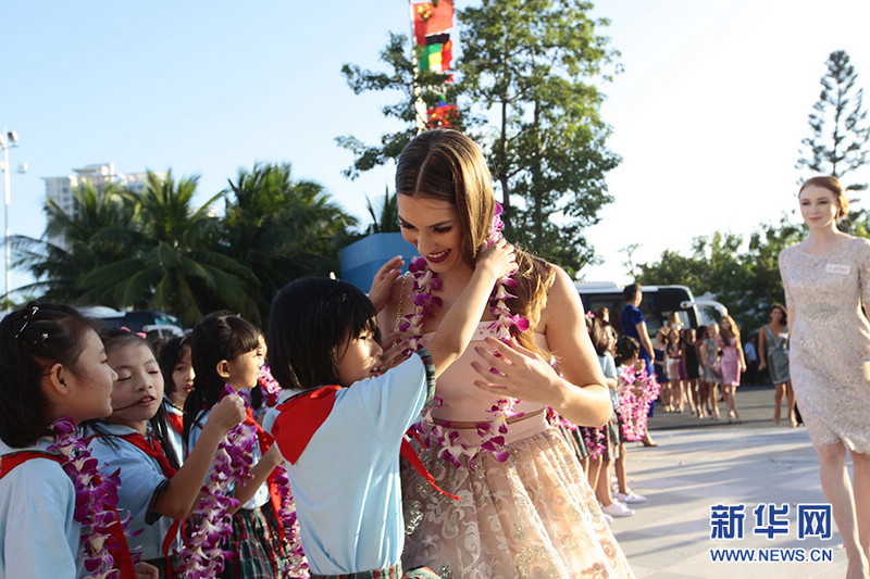 Город Санья встречает участников конкурса «Мисс мира» 