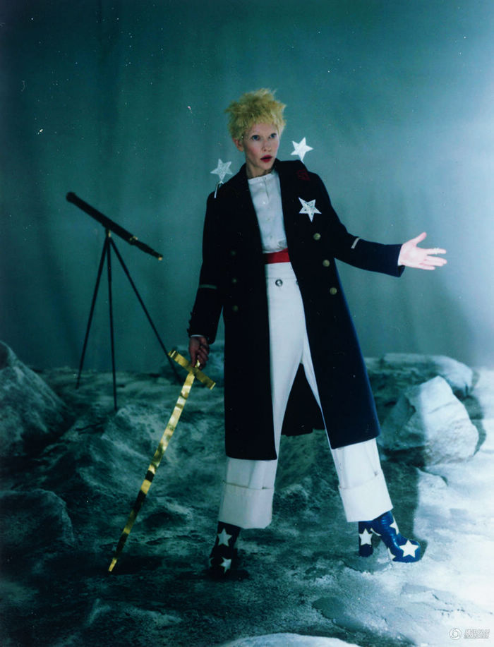 Кейт Бланшетт попала на обложку модного журнала в виде «Маленького принца»