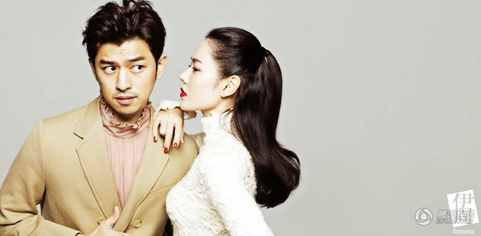 Тайваньский актер Чэнь Босэнь и актриса РК Сон Ё Чжин