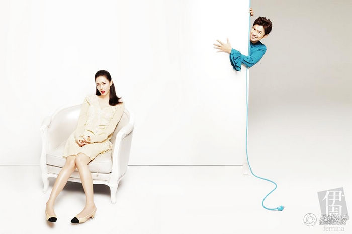 Тайваньский актер Чэнь Босэнь и актриса РК Сон Ё Чжин