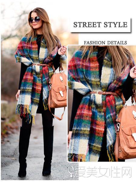 Уличная мода: как носить шарфы