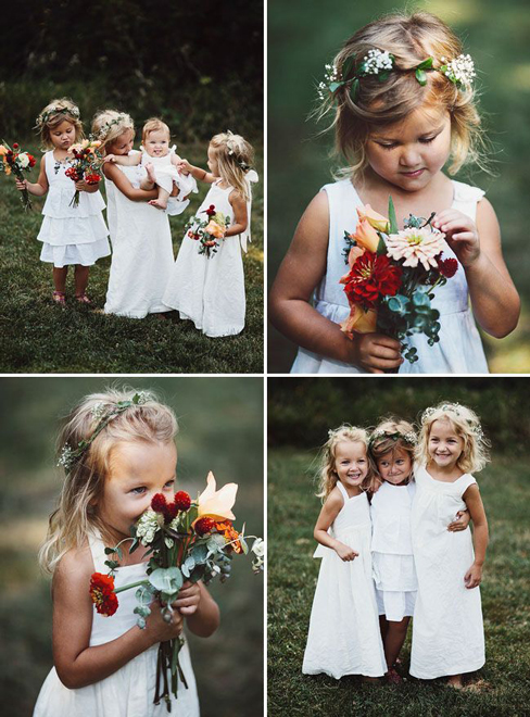 Свадебные венки для девочек-цветочниц