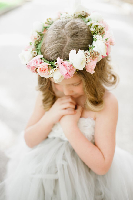 Свадебные венки для девочек-цветочниц