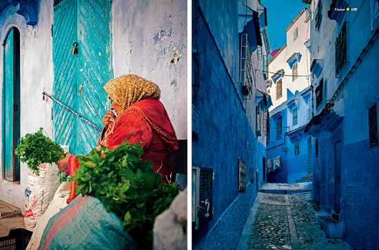Марокканский городок Шефшауен