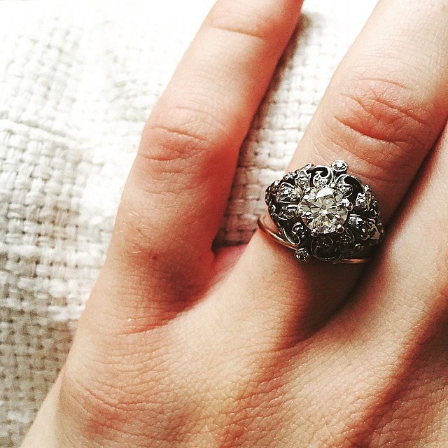 Необыкновенные бриллиантовые кольца в Instagram