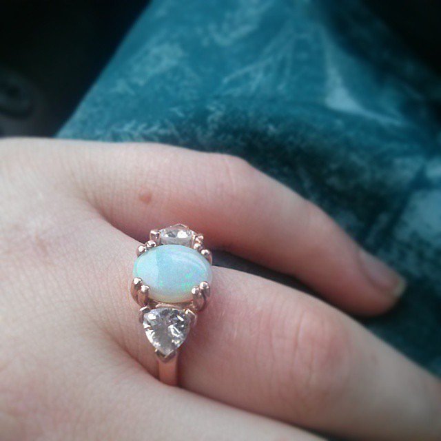 Необыкновенные бриллиантовые кольца в Instagram