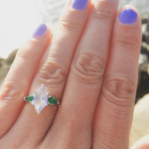 Необыкновенные бриллиантовые кольца в Instagram