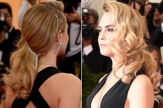 Голливудские звезды используют драгоценности вместо украшений для волос