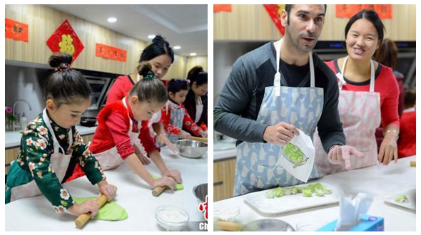 В Гуанчжоу русский зять учится готовить китайские новогодние блюда