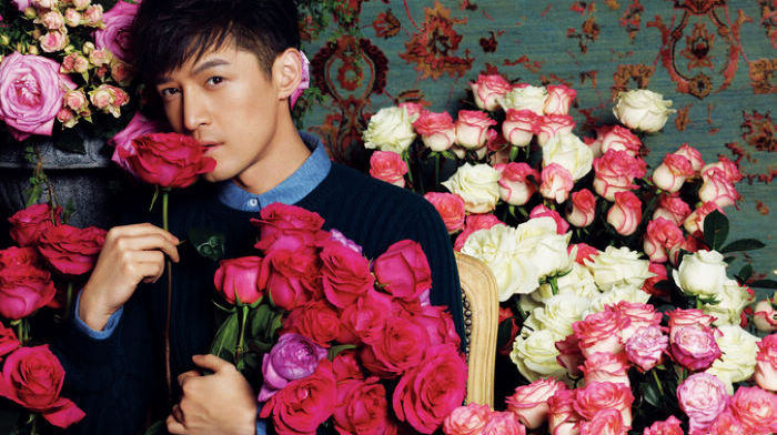 Телезвезда Ху Гэ в последних снимках, посвященных Дню Валентина