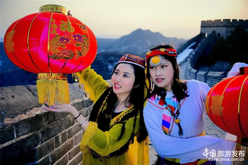 Фото: Красавицы на Великой китайской стене