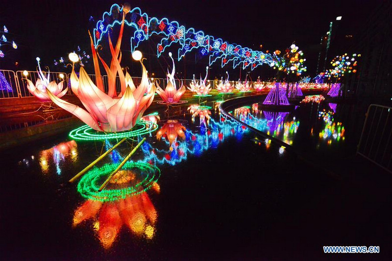 Карнавал фонарей в Парке ЭКСПО в Шанхае