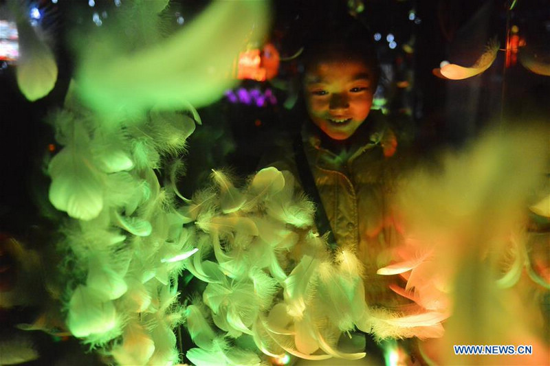 Карнавал фонарей в Парке ЭКСПО в Шанхае