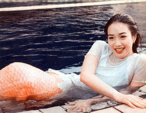 Красавица Чжун Лити в образе русалки