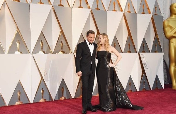88-я церемония вручения премии «Оскар»: Леонардо Ди Каприо и Кейт Уинслет на красной ковровой дорожке