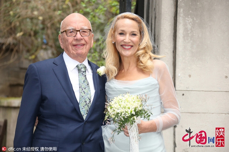 84-летний медиамагнат Руперт Мердок женился на бывшей супермодели Джерри Холл 