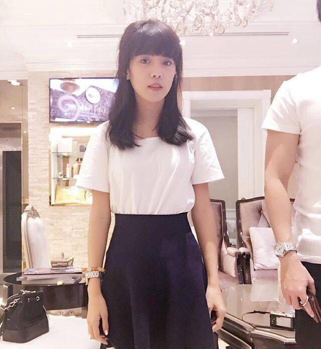 Тайская девушка, похожая на китайского популярного актера Лу Ханя