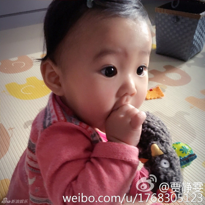 Симпатичная дочка актрисы Цзя Цзинвэнь