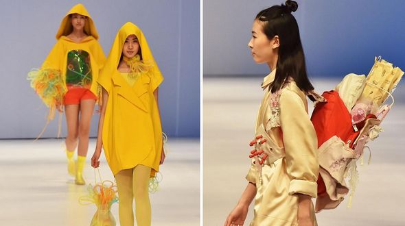 Творческие работы были показаны на Неделе моды в Пекине