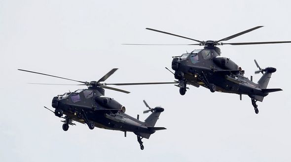 Военные вертолеты Чжи-10 впервые участвовали в военном параде в Пакистане