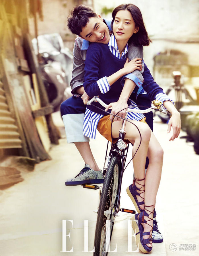 Супермодель Ду Цзюань и тайваньский актер Жуань Цзинтянь в последних фото для модного журнала «ELLE»
