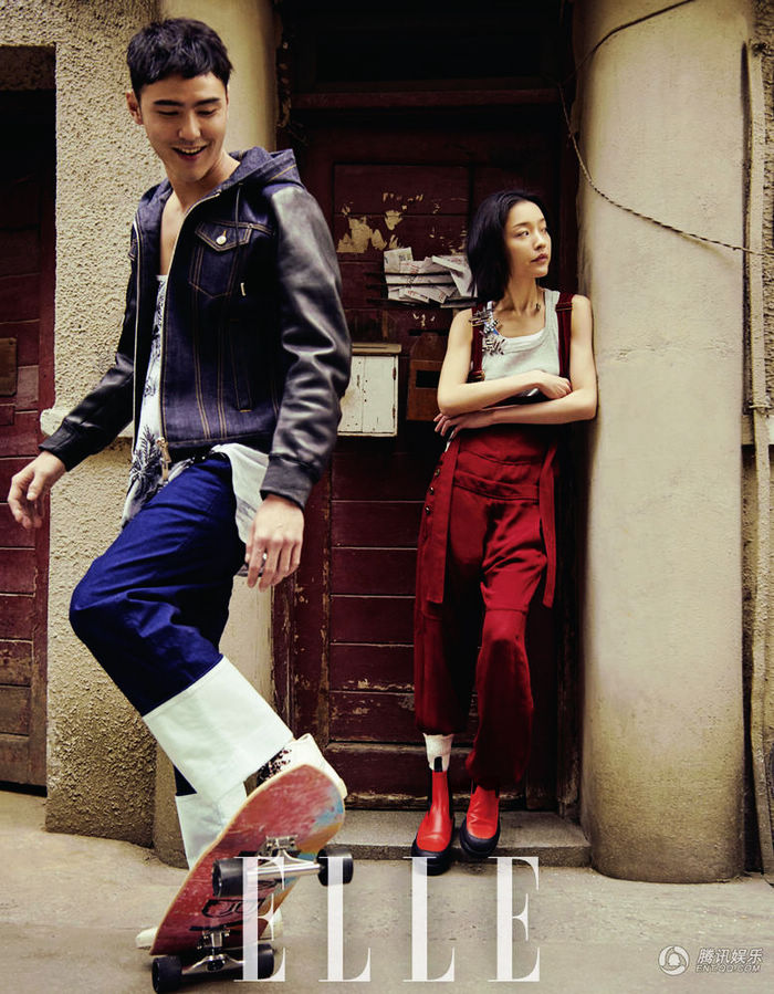 Супермодель Ду Цзюань и тайваньский актер Жуань Цзинтянь в последних фото для модного журнала «ELLE»